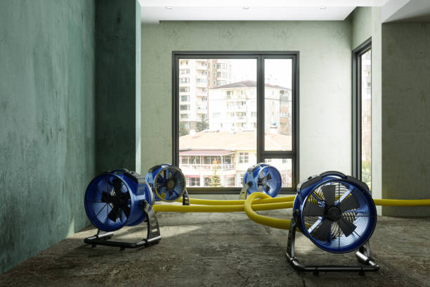 Water damage restoration process in Kiefer, OK